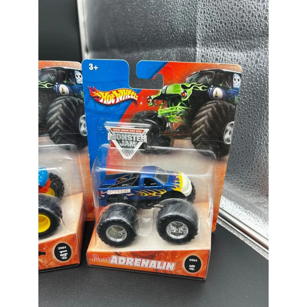 Hot Wheels Monster Jam 2004 Lot of 6 1:64 Die-Cast Trucks Pony Express Backdraft